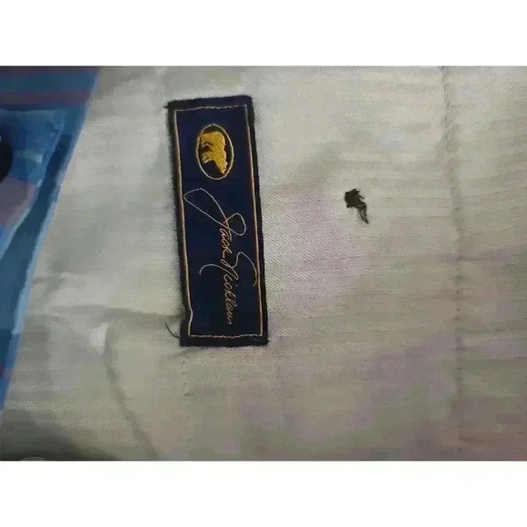 Jack Nicklaus Multicolor Plaid Button Closure Golf Shorts Size 40 - Picture 3 of 4